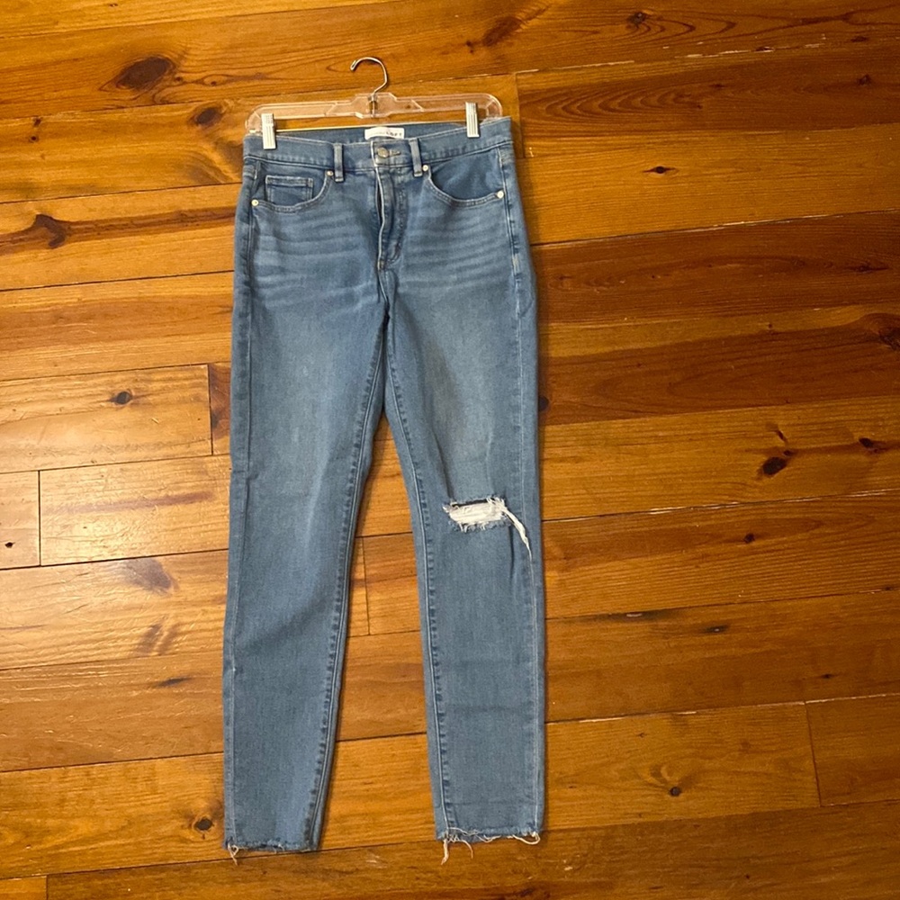 Loft high-rise skinny jeans size 28